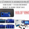 DTK (DETERKIM) 12.3 inch 4GB RAM + 64GB MEMORY &with 360 Panorama Android Player wireless carplay